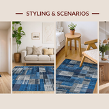 Rustic Earthy Vibrant Hues(Blue)