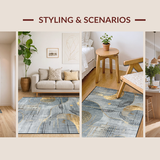 Chic Geometric Layered Effect(Gray)