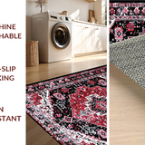 Luxurious Black Abstract Design(Red)