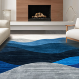 Elegant Modern Mixed Media Design(Blue)