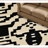 Contrasting Striped Okapi Motif(Beige)
