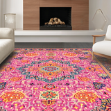 Trendy Retro Linear Composition(Pink)
