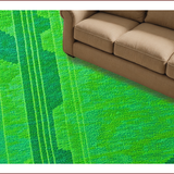 Ultra Soft Area Rug, Non Slip, Stain Resistant, Washable Area Rugs for Living Room, Bedroom, Modern Abstract Non-Slip Kids Playroom(Green)