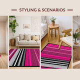 Charming Whimsical Tiger Motif(Pink)