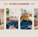 Artistic Abstract Marble Fusion(Blue)