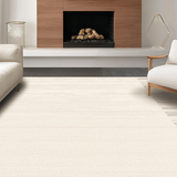 Ultra Soft Area Rug, Non Slip, Stain Resistant, Washable Area Rugs for Living Room, Bedroom, Serene Creamy Tidal Line Artistry(Beige)