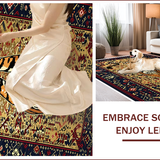 Ultra Soft Area Rug, Non Slip, Stain Resistant, Washable Area Rugs for Living Room, Bedroom, Non-Slip Leopard Pattern Meditation Area Rug(Yellow)