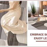 Ultra Soft Area Rug, Non Slip, Stain Resistant, Washable Area Rugs for Living Room, Bedroom, Chic Modern Earthy Tones Composition(Gray)