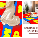 Joyful Bright Lettering Play Scene(Red)