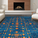 Bold Abstract Color Block Composition(Blue)