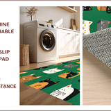 Ultra Soft Area Rug, Non Slip, Stain Resistant, Washable Area Rugs for Living Room, Bedroom, Charming Cartoon Animal Aesthetic(Green)