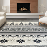 Geometric Black Ivory Elegance(Black)