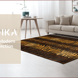 Ultra Soft Area Rug, Non Slip, Stain Resistant, Washable Area Rugs for Living Room, Bedroom, Luxurious Multicolor Animal Fusion(Brown)