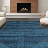 Rustic Earthy Tones with Retro Appeal(Blue)