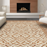 Cozy Muted Floral Geometry(Beige)