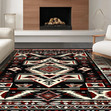 Vibrant Tribal Influence with Contrast(Red)