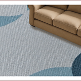 Ultra Soft Area Rug, Non Slip, Stain Resistant, Washable Area Rugs for Living Room, Bedroom, Contemporary Retro Bedroom Stain-Resistant Area Rug(Gray)