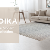 Ultra Soft Area Rug, Non Slip, Stain Resistant, Washable Area Rugs for Living Room, Bedroom, Modern Striped Decorative Touch(Gray)