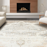 Neutral Toned Vintage Geometric Style(Beige)