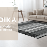 Sophisticated Neutral Toned Stripes(Black)