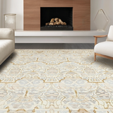 Elegant Beige Geometric Waves(Beige)