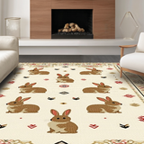 Cozy Neutral Bunny Imagery(Beige)