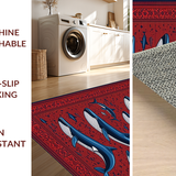 Vibrant Coastal Creature Design(Red)