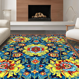 Stylish Colorful Geometric Touch(Blue)