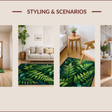 Ultra Soft Area Rug, Non Slip, Stain Resistant, Washable Area Rugs for Living Room, Bedroom, Dark Green Bedroom Cozy Minimalist Fluffy Rug(Green)