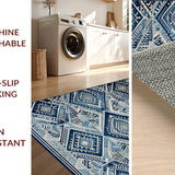 Artful Minimalist Patterned Surface(Blue)