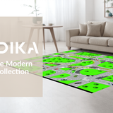 Charming Road Map Aesthetic(Green)