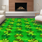 Inviting Modern Clover Accent(Green)