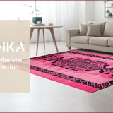 Ultra Soft Area Rug, Non Slip, Stain Resistant, Washable Area Rugs for Living Room, Bedroom, Vibrant Pink Animal Print Aesthetic(Pink)