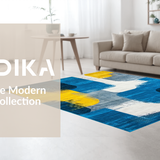 Contemporary Fluid Art Design(Blue)