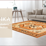 Ultra Soft Area Rug, Non Slip, Stain Resistant, Washable Area Rugs for Living Room, Bedroom, Elegant Vintage Animal Aesthetic(Beige)