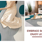 Artistic Teal and Gray Tiled Design(Gray)