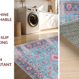 Eclectic Vibrant Floral Mosaic(Blue)