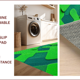 Ultra Soft Area Rug, Non Slip, Stain Resistant, Washable Area Rugs for Living Room, Bedroom, Bright Green Educational Kids Carpet with City Design(Green)
