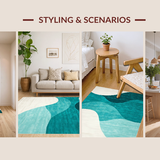 Fresh Aqua Toned Ombre Visual Delight(Blue)