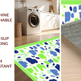 Ultra Soft Area Rug, Non Slip, Stain Resistant, Washable Area Rugs for Living Room, Bedroom, Charming Whimsical Animal Motif(Green)