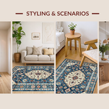 Luxe Denim Infused Rustic Charm(Blue)