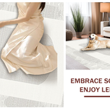 Airy Light Toned Geometric Arrangement(Beige)