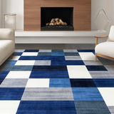 Bold Colorful Geometric Statement(Blue)