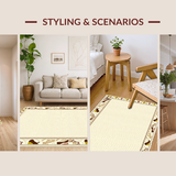 Classic Festive Geometric Arrangement(Beige)