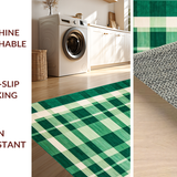 Delicate Ivory and Green Grid Layout(Green)