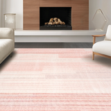 Ultra Soft Area Rug, Non Slip, Stain Resistant, Washable Area Rugs for Living Room, Bedroom, Refined Soft Color Monochrome(Pink)