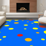 Bright Blue Alphabetic Playmat(Blue)