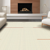 Ultra Soft Area Rug, Non Slip, Stain Resistant, Washable Area Rugs for Living Room, Bedroom, Serene Modern Circular Comfort(Beige)