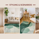 Cozy Textured Linear Design(Green)