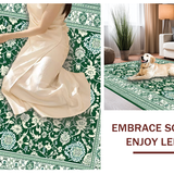Chic Low Pile Rustic Charm(Green)